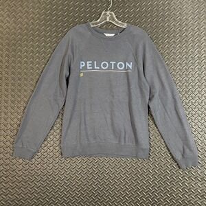 Peloton Gray Crewneck‎ Sweatshirt Women's Size XS Long Sleeve Pullover Fitness